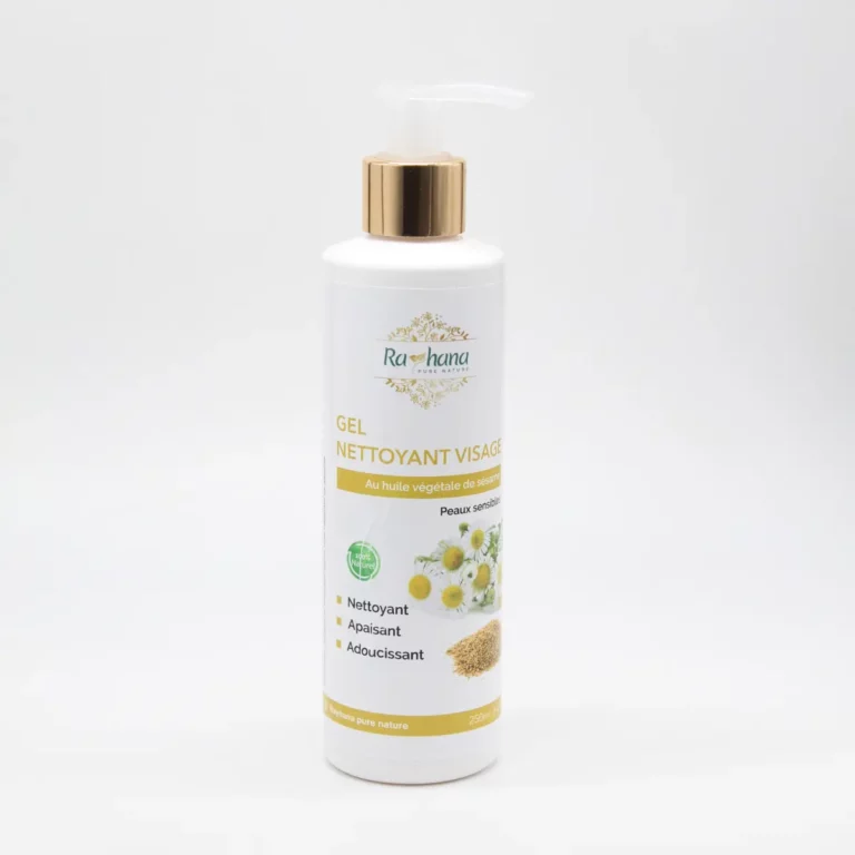 Gel nettoyant visage peaux sensibles